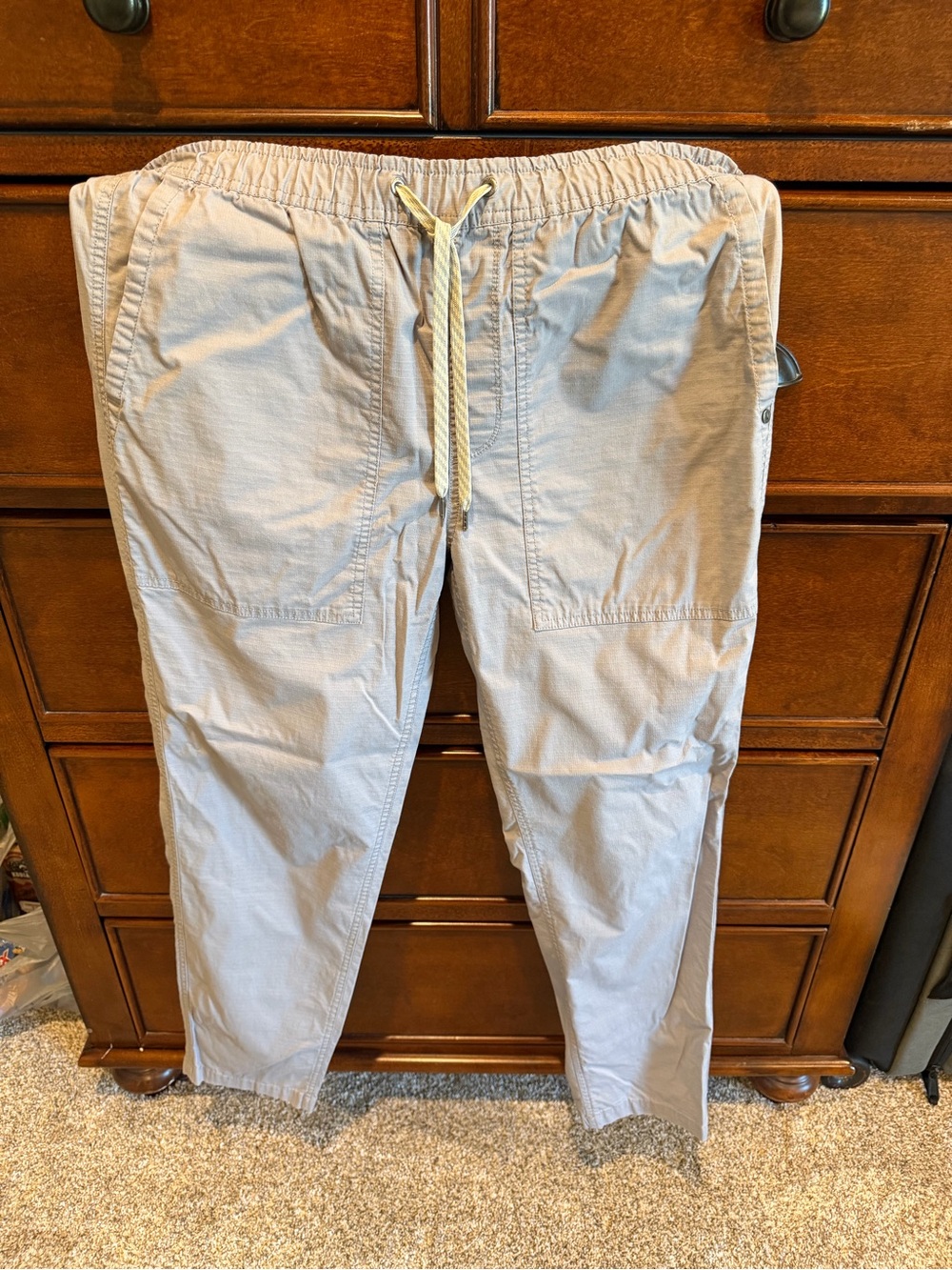 Vuori Light Gray Drawstring Joggers